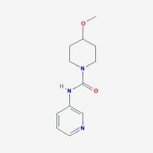 molecular formula C12H17N3O2 B7565719 4-methoxy-N-pyridin-3-ylpiperidine-1-carboxamide 