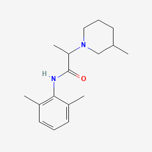 N-(2,6-dimethylphenyl)-2-(3-methylpiperidin-1-yl)propanamide