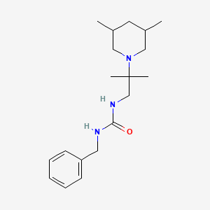 1-Benzyl-3-[2-(3,5-dimethylpiperidin-1-yl)-2-methylpropyl]urea