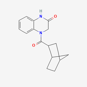 molecular formula C16H18N2O2 B7565964 4-(Bicyclo[2.2.1]heptane-2-carbonyl)-1,3-dihydroquinoxalin-2-one 