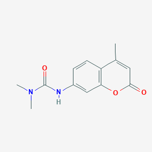 1,1-Dimethyl-3-(4-methyl-2-oxochromen-7-yl)urea