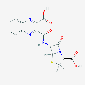 molecular formula C18H16N4O6S B075660 Quinacillin CAS No. 1596-63-0