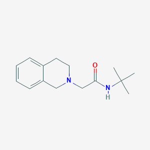 N-tert-butyl-2-(3,4-dihydro-1H-isoquinolin-2-yl)acetamide