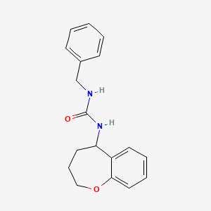 1-Benzyl-3-(2,3,4,5-tetrahydro-1-benzoxepin-5-yl)urea