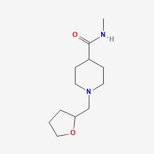 N-methyl-1-(oxolan-2-ylmethyl)piperidine-4-carboxamide