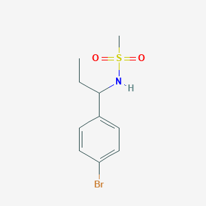 N-[1-(4-bromophenyl)propyl]methanesulfonamide