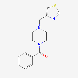 Phenyl-[4-(1,3-thiazol-4-ylmethyl)piperazin-1-yl]methanone