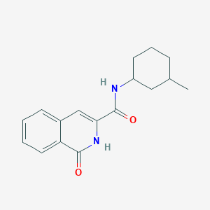 molecular formula C17H20N2O2 B7566288 N-(3-methylcyclohexyl)-1-oxo-2H-isoquinoline-3-carboxamide 