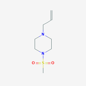 molecular formula C8H16N2O2S B7566293 1-Methylsulfonyl-4-prop-2-enylpiperazine 