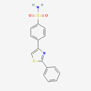 4-(2-Phenyl-1,3-thiazol-4-yl)benzenesulfonamide