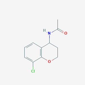 N-(8-chloro-3,4-dihydro-2H-chromen-4-yl)acetamide