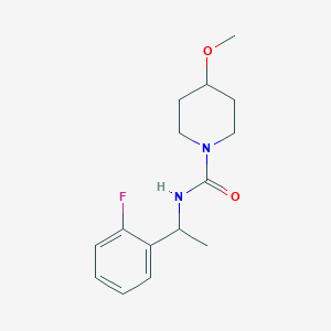 N-[1-(2-fluorophenyl)ethyl]-4-methoxypiperidine-1-carboxamide