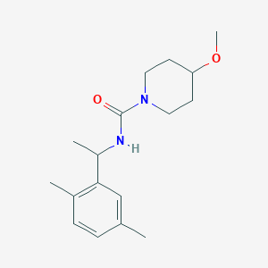 N-[1-(2,5-dimethylphenyl)ethyl]-4-methoxypiperidine-1-carboxamide