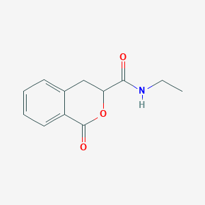 N-ethyl-1-oxo-3,4-dihydroisochromene-3-carboxamide