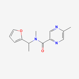 N-[1-(furan-2-yl)ethyl]-N,5-dimethylpyrazine-2-carboxamide