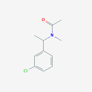 N-[1-(3-chlorophenyl)ethyl]-N-methylacetamide