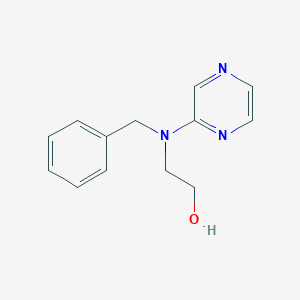 molecular formula C13H15N3O B7566778 2-[Benzyl(pyrazin-2-yl)amino]ethan-1-ol 