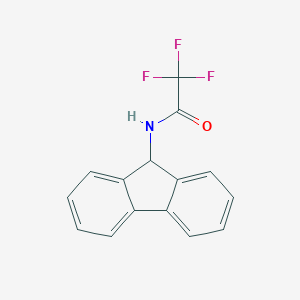 molecular formula C15H10F3NO B075668 n-(9h-Fluoren-9-yl)-2,2,2-trifluoroacetamide CAS No. 1493-54-5