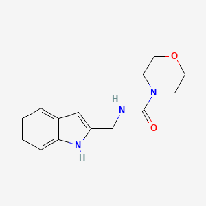 N-(1H-indol-2-ylmethyl)morpholine-4-carboxamide