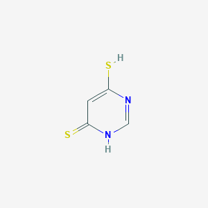 molecular formula C4H4N2S2 B075670 4,6-Pyrimidinedithiol CAS No. 1450-88-0