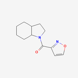 2,3,3a,4,5,6,7,7a-Octahydroindol-1-yl(1,2-oxazol-3-yl)methanone