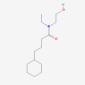 4-cyclohexyl-N-ethyl-N-(2-hydroxyethyl)butanamide