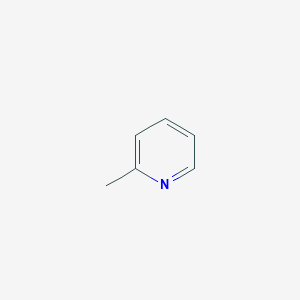 molecular formula C6H7N<br>C5H4N(CH3)<br>C6H7N B075671 2-Methylpyridine CAS No. 1333-41-1