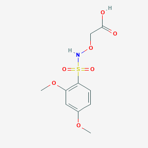 2-[(2,4-Dimethoxyphenyl)sulfonylamino]oxyacetic acid