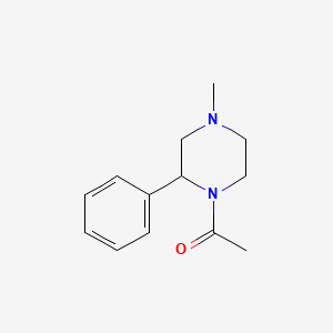 1-(4-Methyl-2-phenylpiperazin-1-yl)ethanone