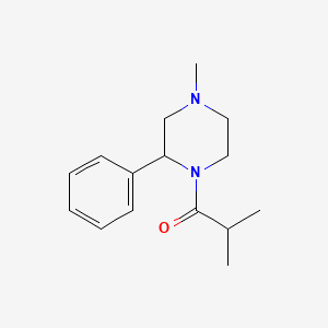 2-Methyl-1-(4-methyl-2-phenylpiperazin-1-yl)propan-1-one