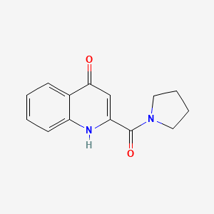 2-(pyrrolidine-1-carbonyl)-1H-quinolin-4-one