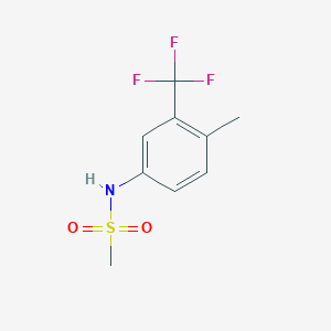 N-[4-methyl-3-(trifluoromethyl)phenyl]methanesulfonamide