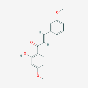 molecular formula C17H16O4 B7567563 3,4'-二甲氧基-2'-羟基查耳酮 