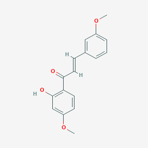 molecular formula C17H16O4 B7567563 3,4'-Dimethoxy-2'-hydroxychalcone 