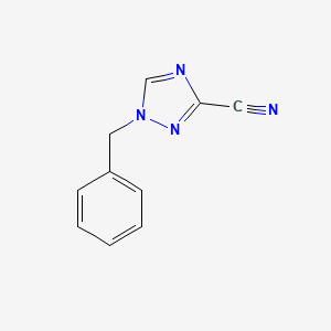 1-Benzyl-1,2,4-triazole-3-carbonitrile