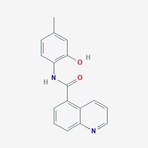 N-(2-hydroxy-4-methylphenyl)quinoline-5-carboxamide