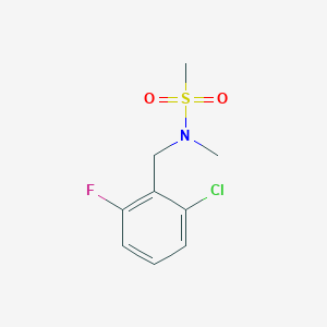 N-[(2-chloro-6-fluorophenyl)methyl]-N-methylmethanesulfonamide