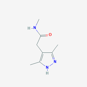 2-(3,5-dimethyl-1H-pyrazol-4-yl)-N-methylacetamide