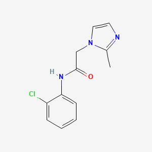 N-(2-chlorophenyl)-2-(2-methylimidazol-1-yl)acetamide