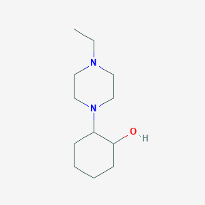 2-(4-Ethylpiperazin-1-yl)cyclohexan-1-ol