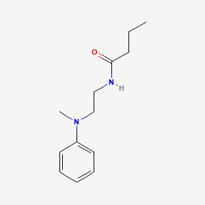 molecular formula C13H20N2O B7567714 N-[2-(N-methylanilino)ethyl]butanamide 