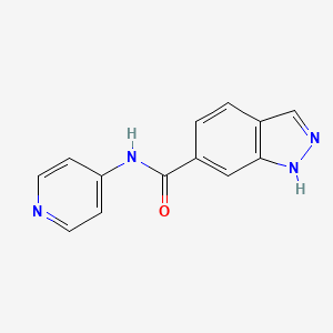 N-pyridin-4-yl-1H-indazole-6-carboxamide