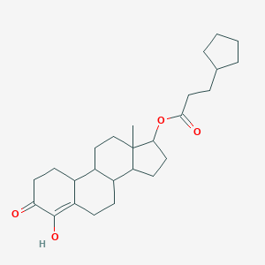 molecular formula C26H38O4 B075678 环氧孕酮庚酸酯 CAS No. 1254-35-9