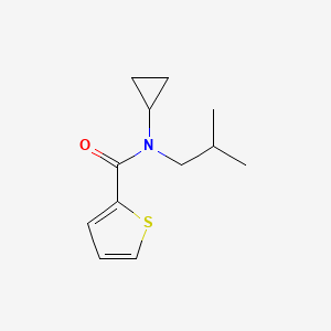 N-cyclopropyl-N-(2-methylpropyl)thiophene-2-carboxamide