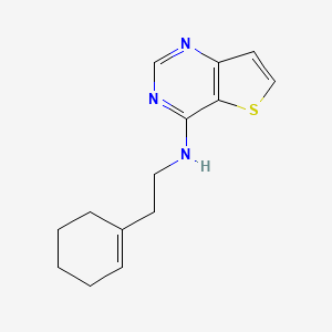 N-[2-(cyclohexen-1-yl)ethyl]thieno[3,2-d]pyrimidin-4-amine