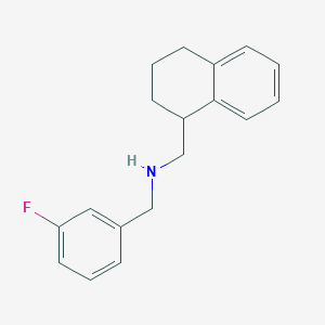 N-[(3-fluorophenyl)methyl]-1-(1,2,3,4-tetrahydronaphthalen-1-yl)methanamine