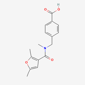 4-[[(2,5-Dimethylfuran-3-carbonyl)-methylamino]methyl]benzoic acid