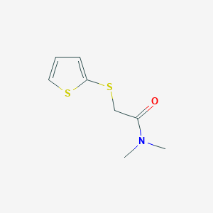 N,N-dimethyl-2-thiophen-2-ylsulfanylacetamide