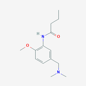 N-[5-[(dimethylamino)methyl]-2-methoxyphenyl]butanamide