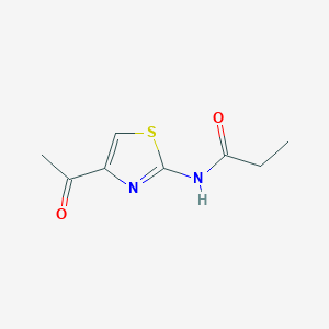 N-(4-acetyl-1,3-thiazol-2-yl)propanamide